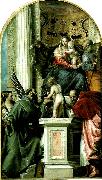 Paolo  Veronese holy family with ss France oil painting artist